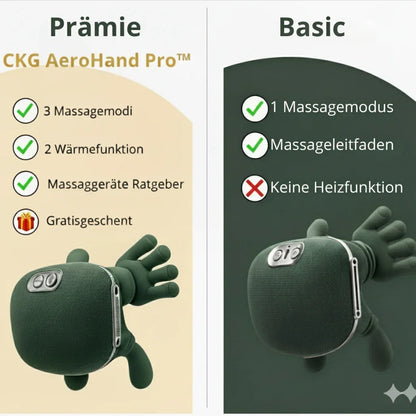 CKG AeroHand Pro™ Beheiztes Handmassagegerät zur Schmerzlinderung und Entspannung