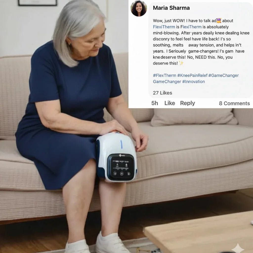 FlexiTherm™ 2.0 – 4-in-1 Knee Therapy Device